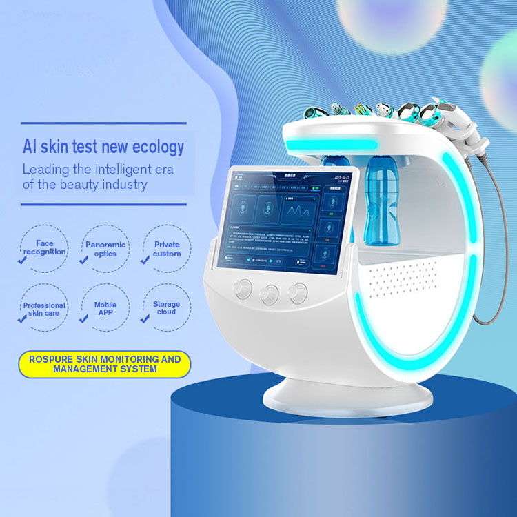 Face Camera Skin Analyzer Smart Ice Blue Rospure skin monitoring and management system