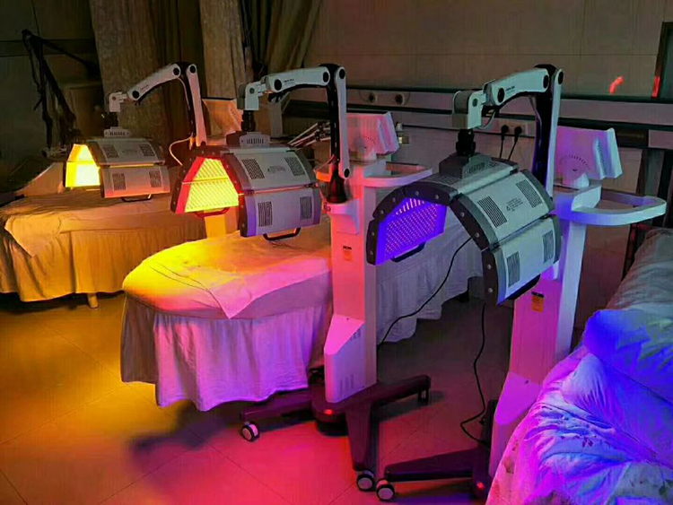 PDT LED Red Yellow Blue Infrared Facial Photodynamic Therapy System