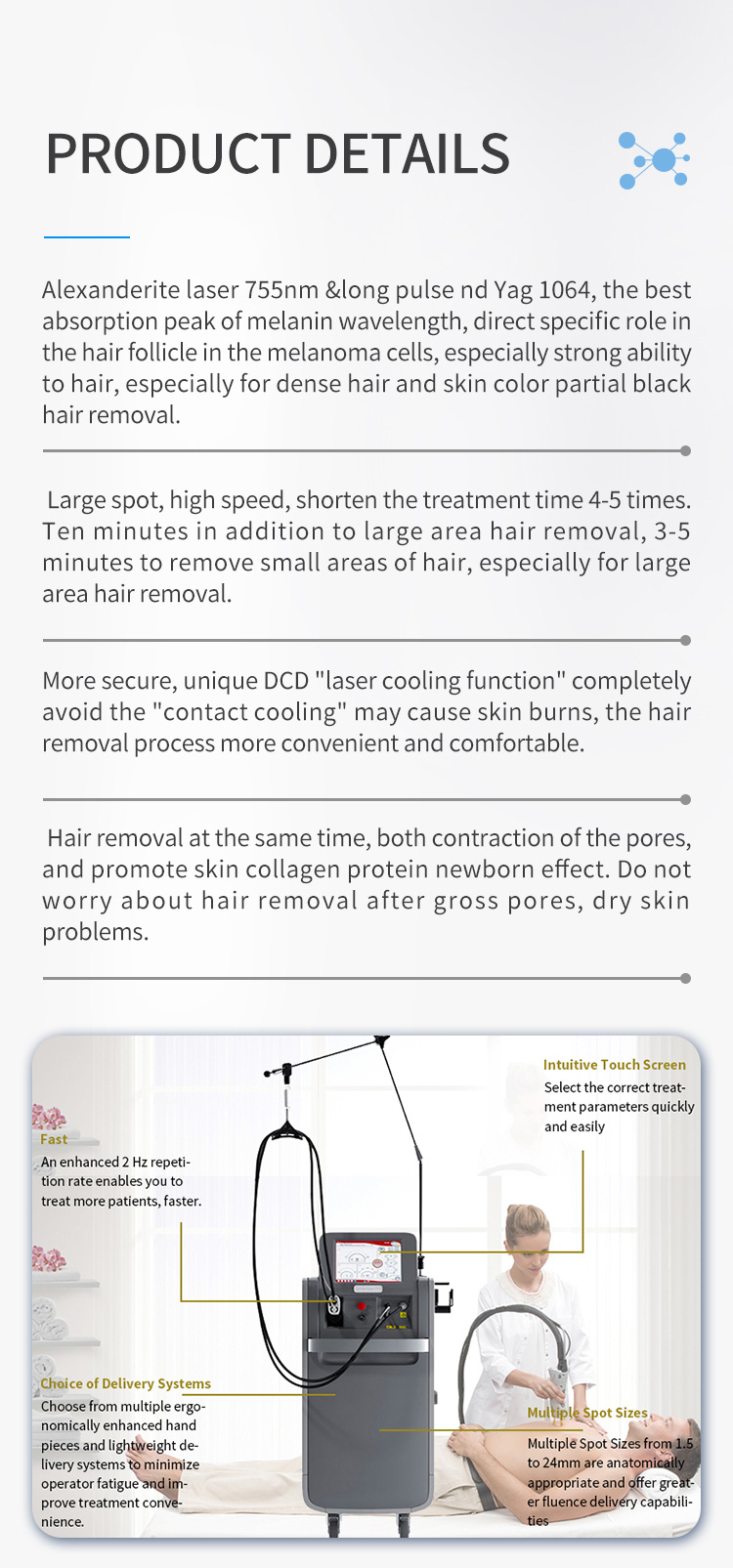 Alexandrite laser Machine