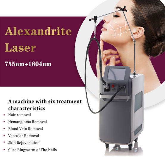 ND YAG hair removal alexandrite laser device