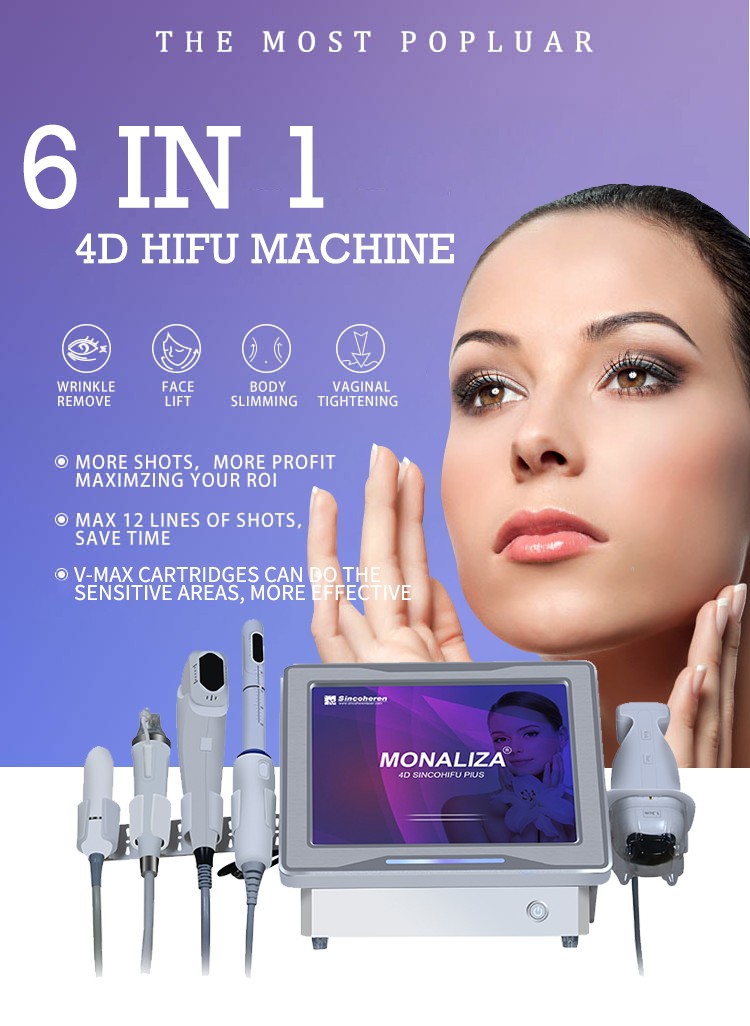 2021 New Arrival 6 in 1 4D HIFU Beauty Machine