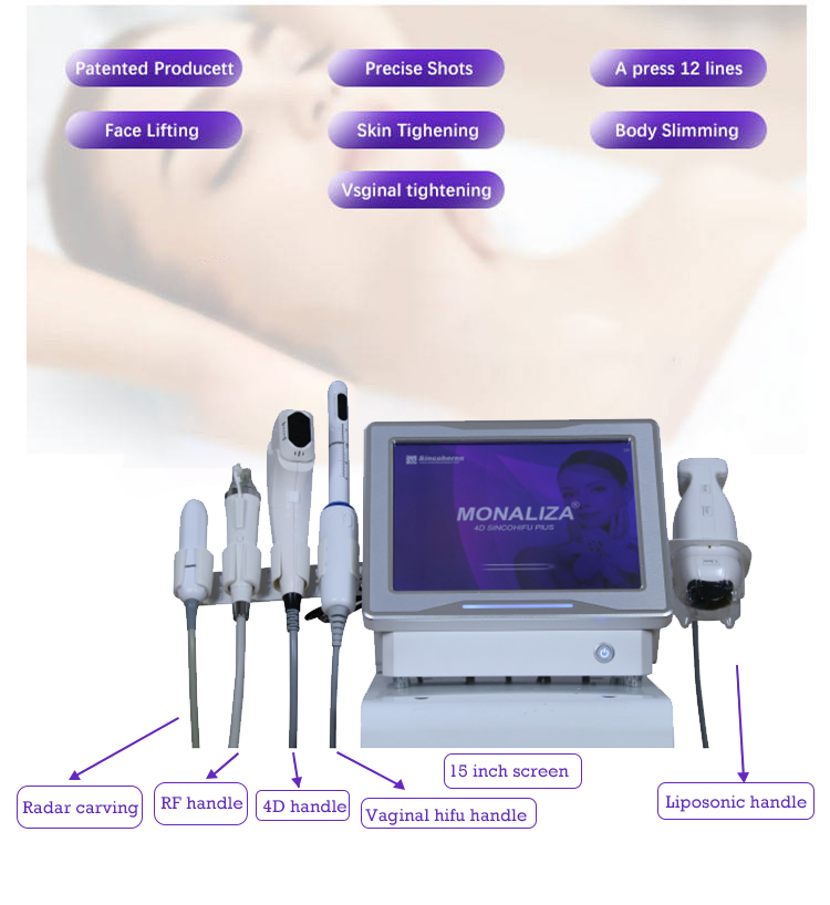 2021 New Arrival 6 in 1 4D HIFU Beauty Machine