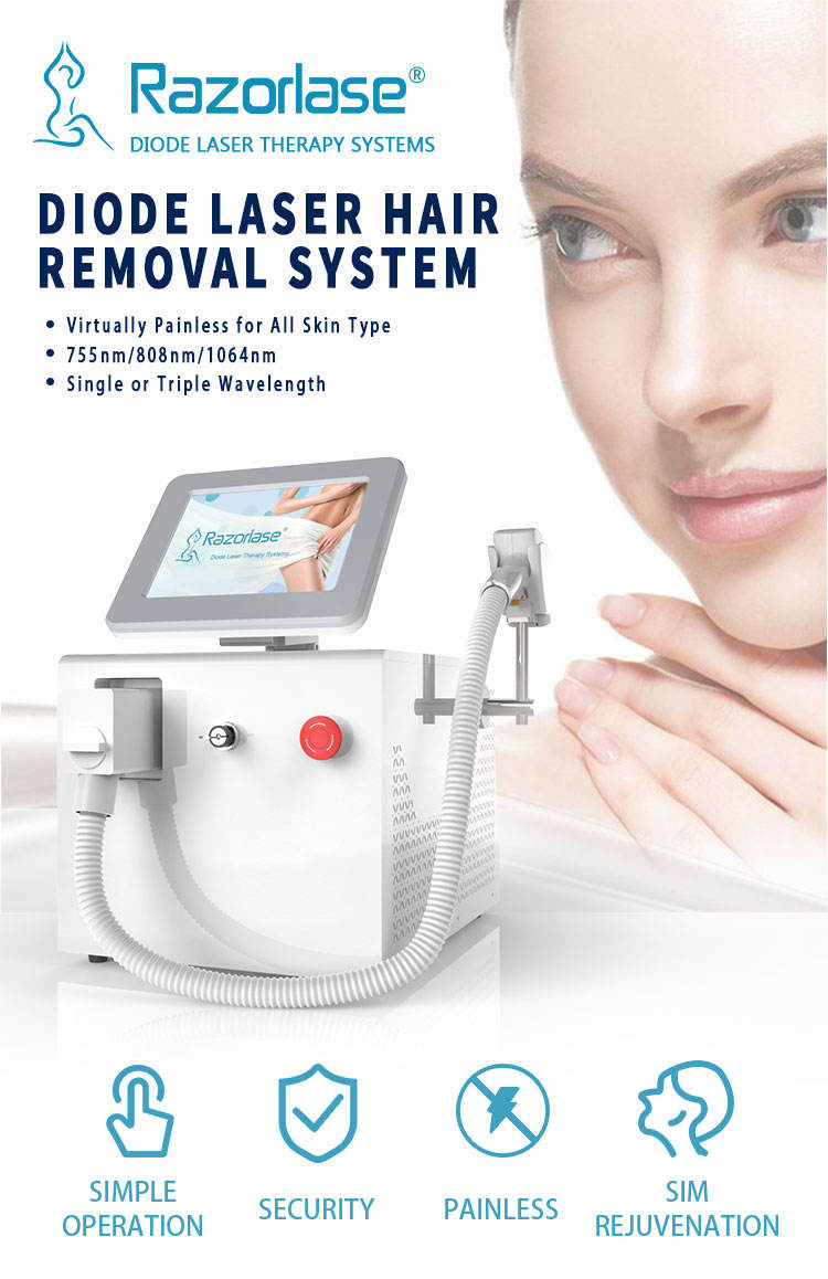 China Ce Fda Triple Wavelength Laser Hair Removal Commercial