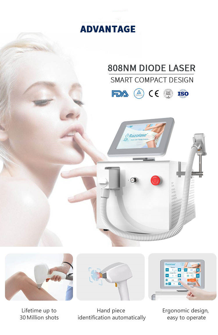 Portable Diode Laser Hair Removal Machine