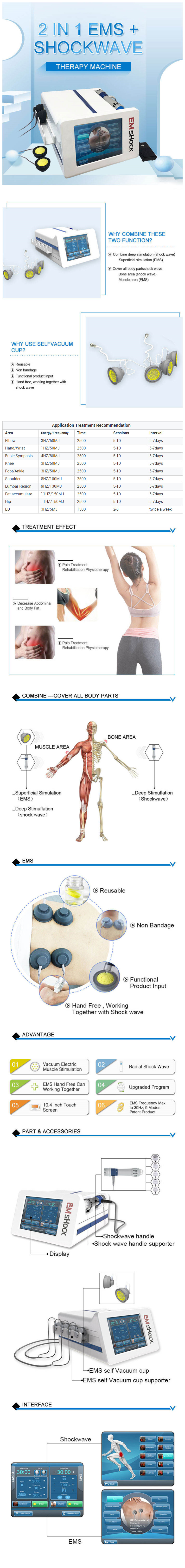 Ems Pain Relief Smart Tecar machine