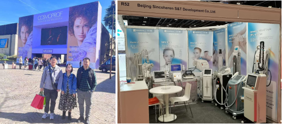 Sincoheren Had Participated in Beauty Equipment Exhibition at Cosmoprof And Professional Beauty 2023