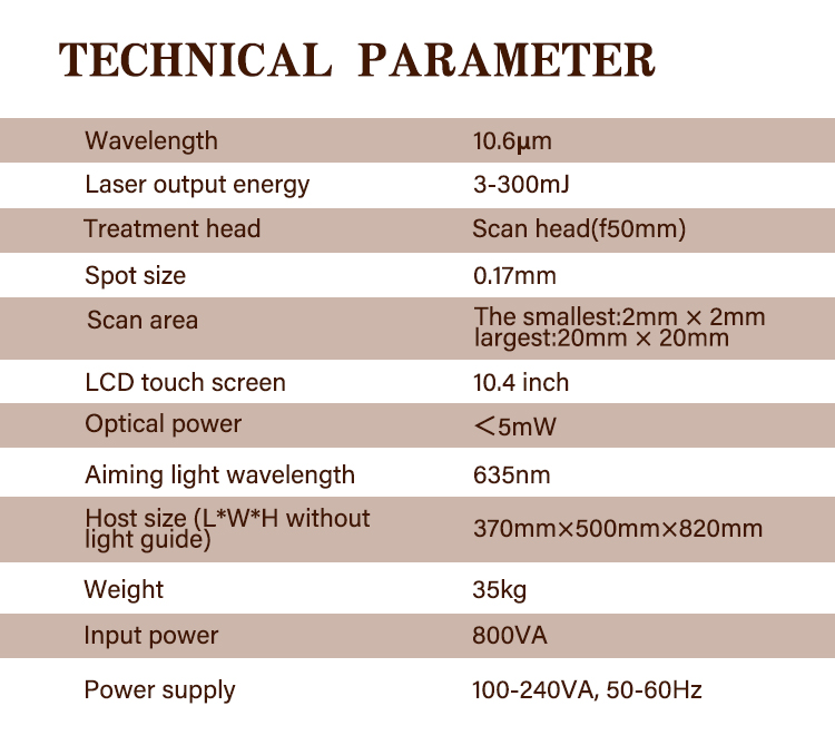 Portable Fractional CO2 Laser Machine