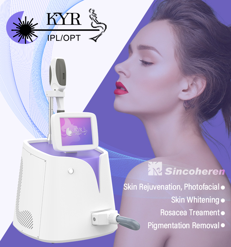 Portable IPL SHR OPT Hair Removal Skin Rejuvenation Machine