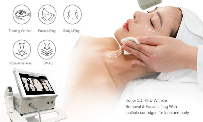 3D HIFU Machine Best Wrinkle Removal Face Lifting