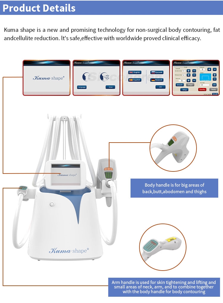 Portable Kumashape RF Cavitation Shaping Skin Tightening Machine