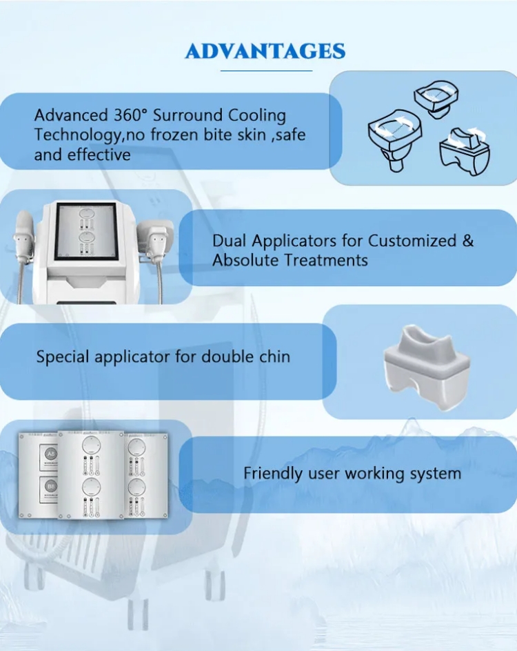 360 Cooling Coolplas Damiond Cryolipolysis Sculpture Machine