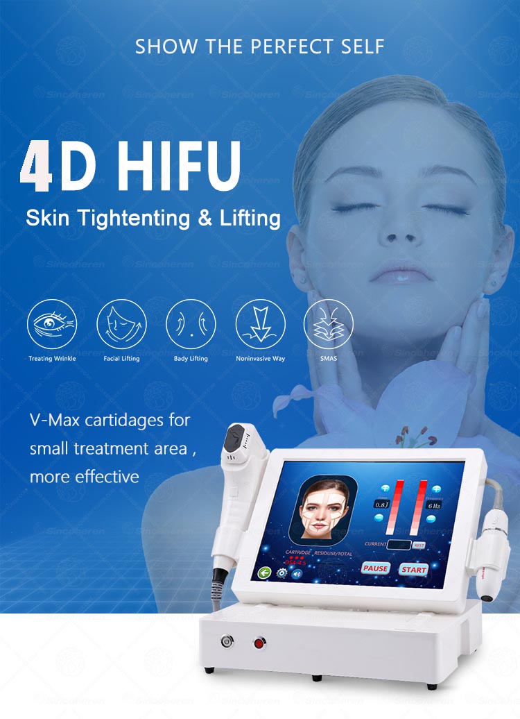 4D HIFU 2 In 1 Beauty Facial Lifting Machine
