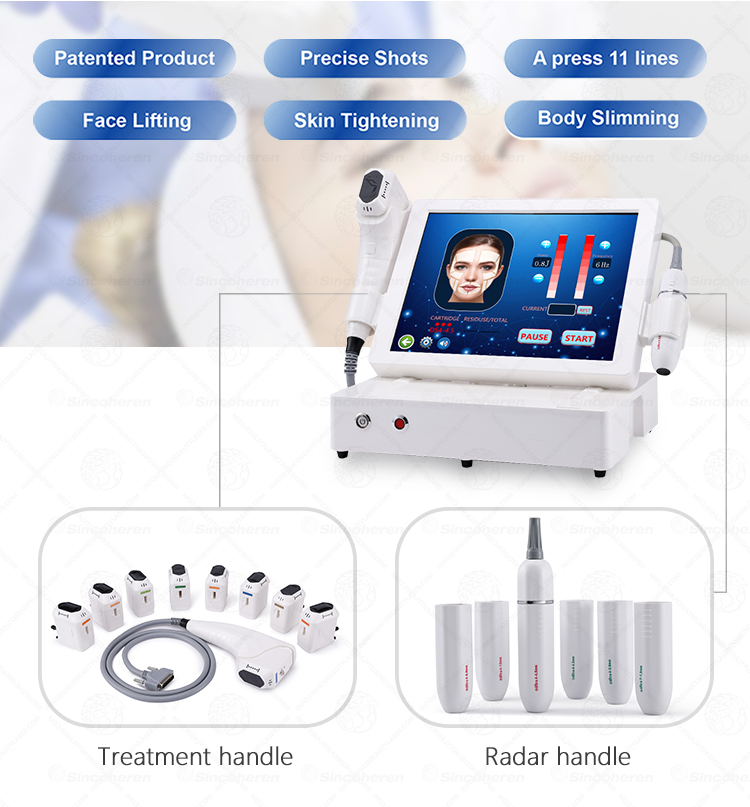 4D HIFU 2 In 1 Beauty Facial Lifting Machine