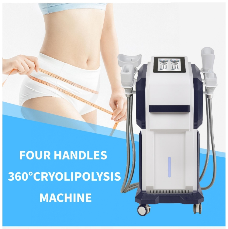 Cryolipolysis 360° Fat Sculpting 4 Handles Machine