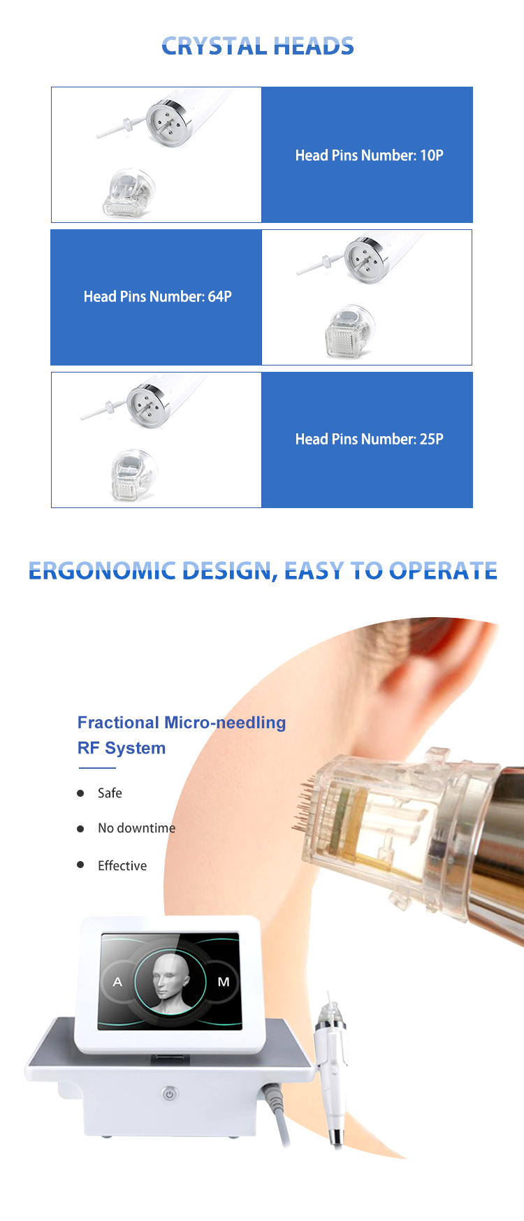 Microneedle Fractional RF Machine