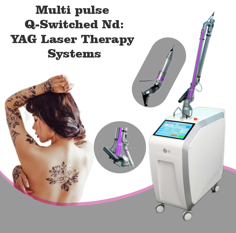 Multi Pulse Q-Switched Nd:YAG Laser Therapy Machine