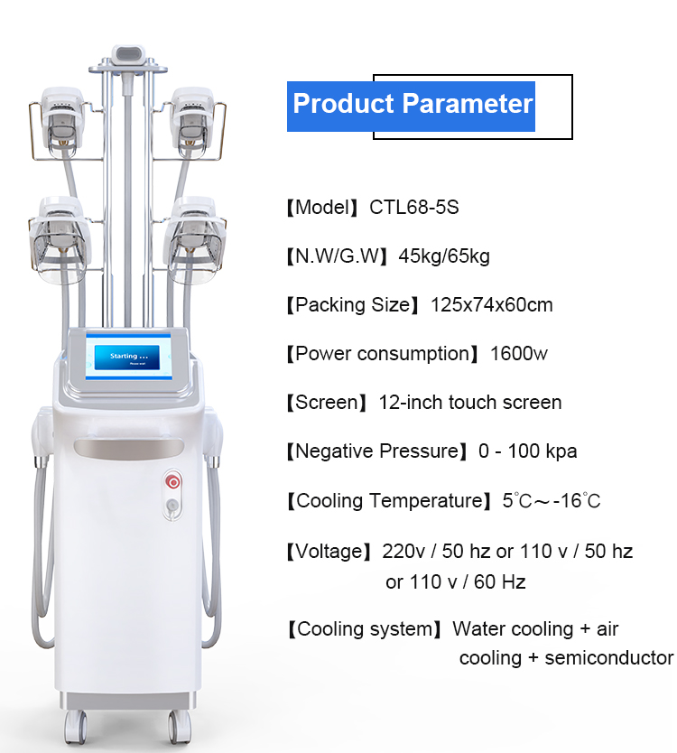 5 In 1 Cryoshape Fat Freezing Machine