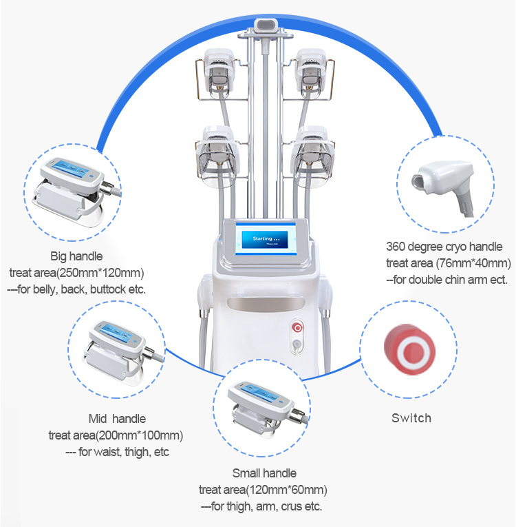 5 In 1 Cryoshape Fat Freezing Machine