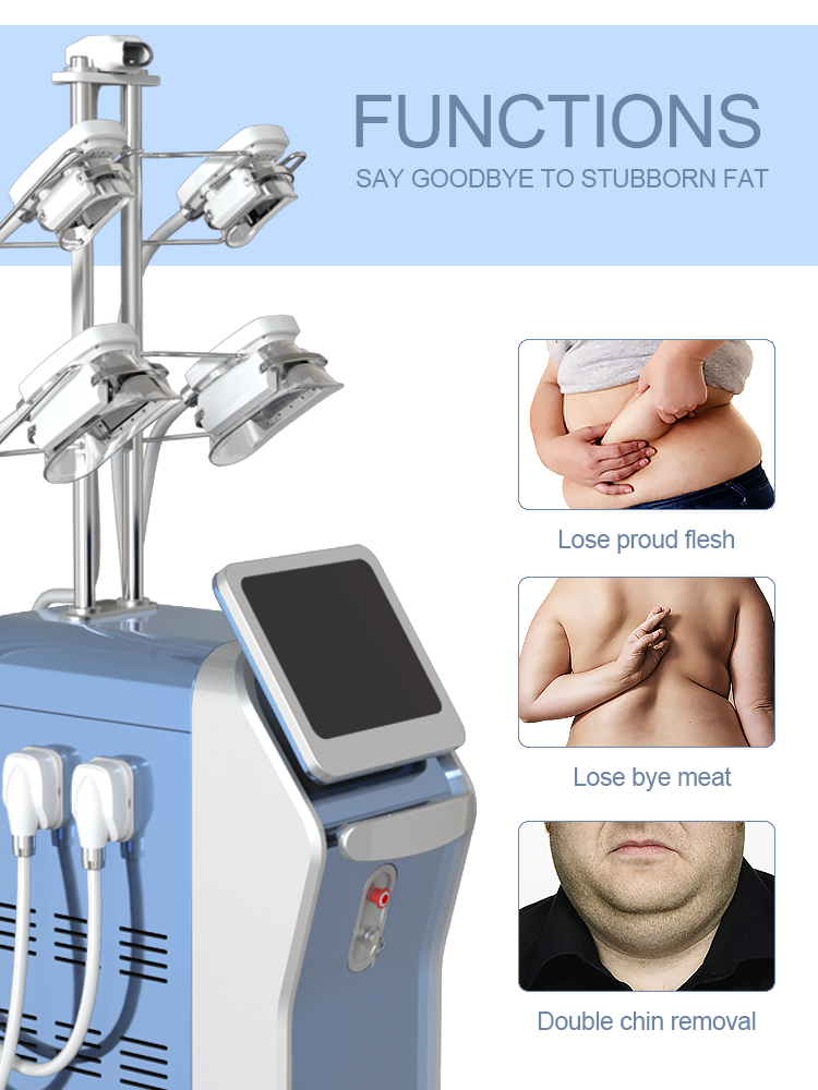 5 Handles Cryolipolysis Fat Removal Machine