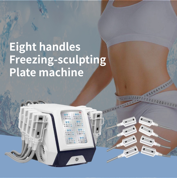 Fat Freezing 8 Handles Weight Loss Plate Machine