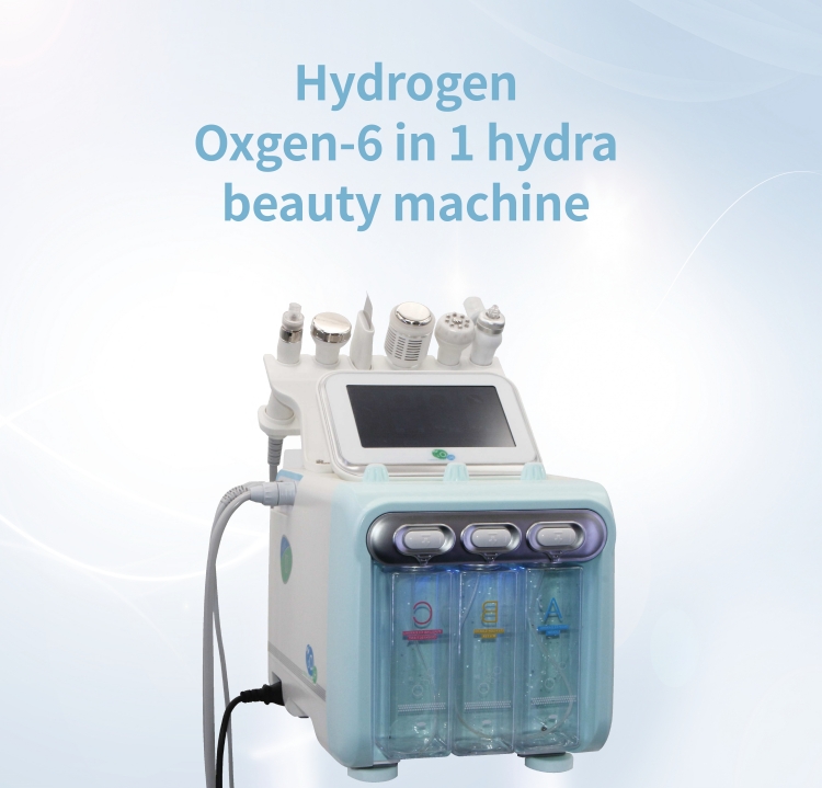 6 In 1 Hydra Oxygen Beauty Facial Machine