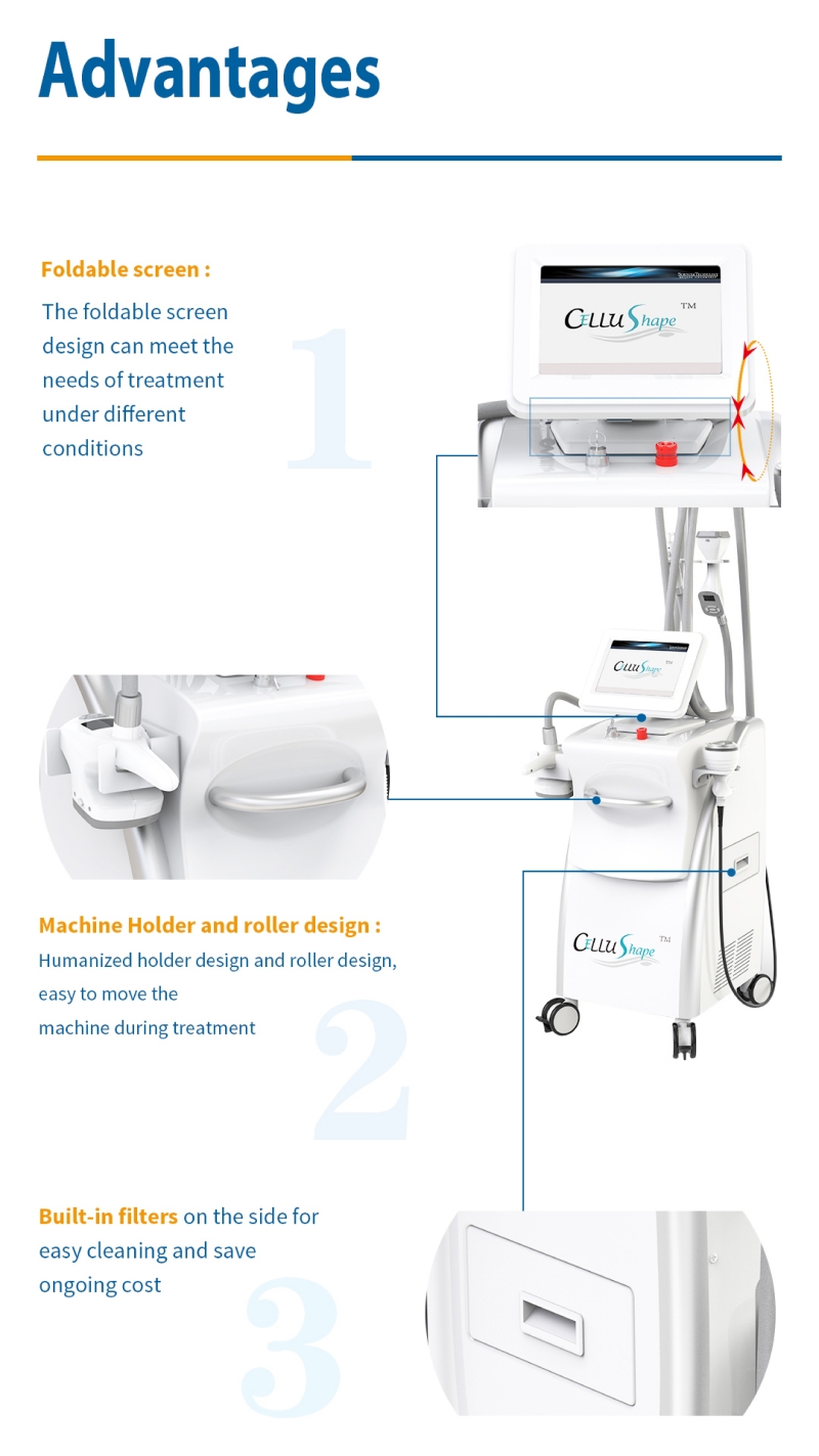 Cellushape Cavitation Vacuum RF Contouring Machine