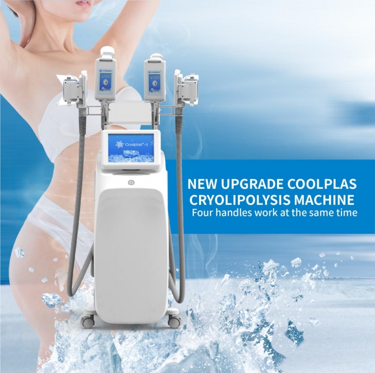 Latest Coolplas Cryolipolysis 5 Handles Freezing Slimming Machine SCV-104