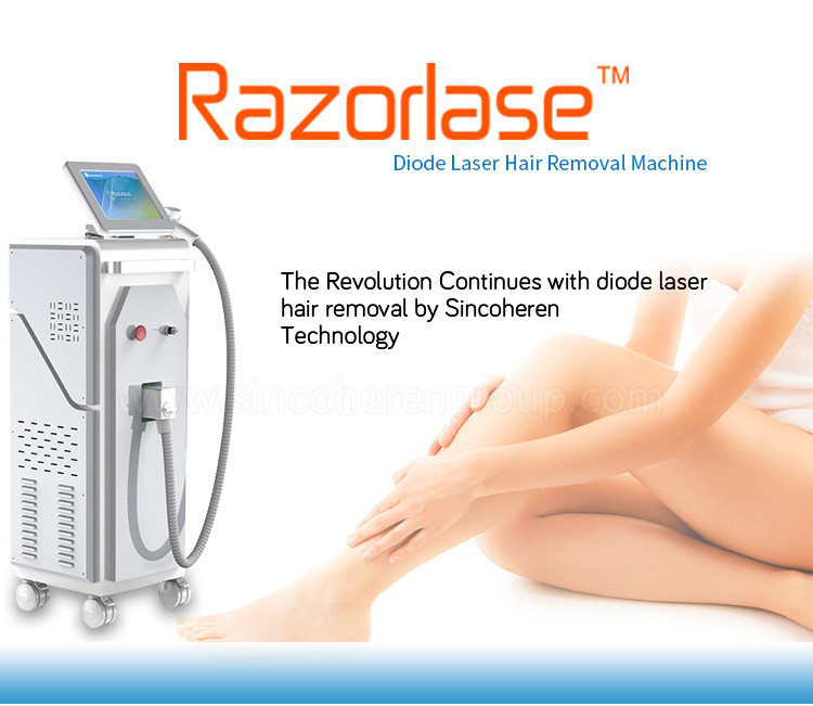 This machine's diode laser technology is gentle on the skin, making it suitable for sensitive areas.
