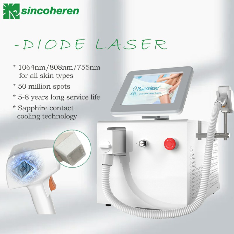 China Ce Fda Triple Wavelength Laser Hair Removal Commercial