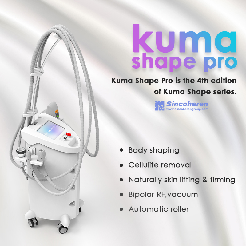 Kuma Shape Pro Cavitation Ultrasound Vacuum RF Roller Message Body Shaping Machine