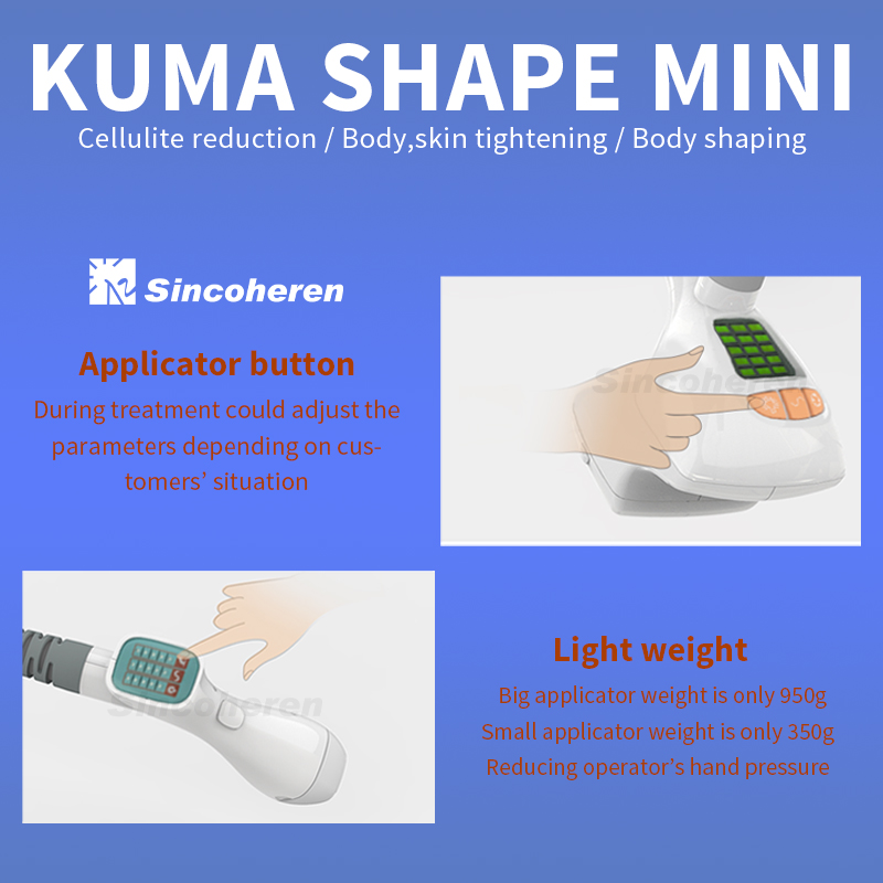 Portable Kumashape RF Cavitation Shaping Skin Tightening Machine