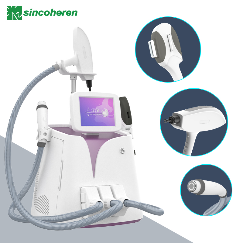 3 in 1 IPL & ND YAG & RF Skin Rejuvenation Hair Removal Machine