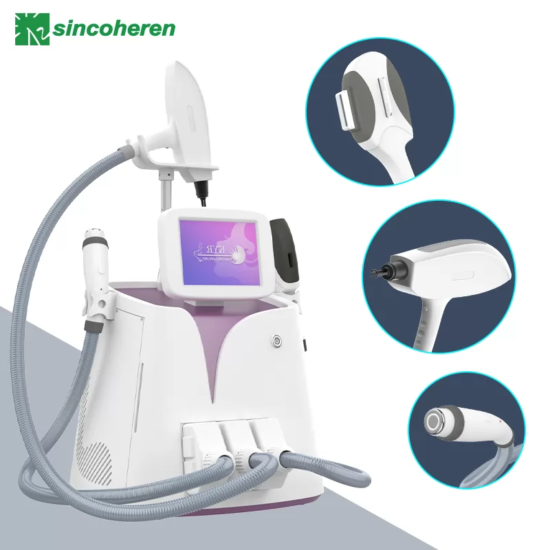 3 in 1 IPL & ND YAG & RF Skin Rejuvenation Hair Removal Machine