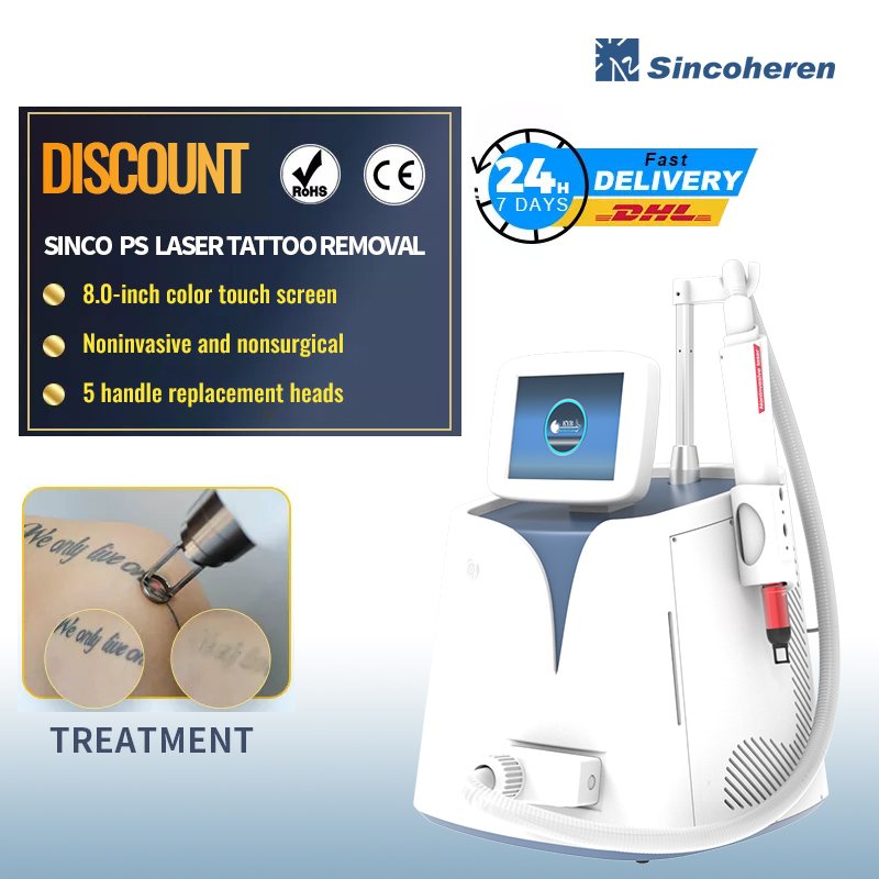 New Portable Pico Laser Tattoo Removal Skin Resurfacing Factory Machine