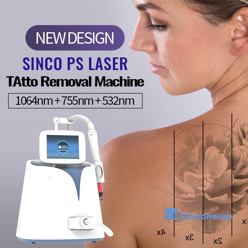 New Portable Pico Laser Tattoo Removal Skin Resurfacing Factory Machine