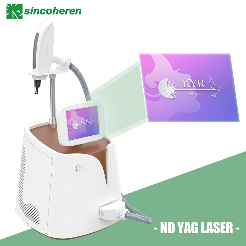 New Portable Q-Switche Nd Yag Laser Pigment Removal Machine