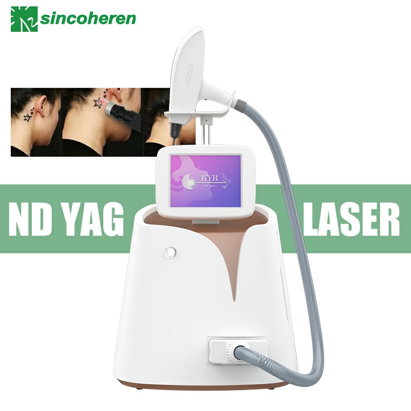 New Portable Q-Switche Nd Yag Laser Pigment Removal Machine