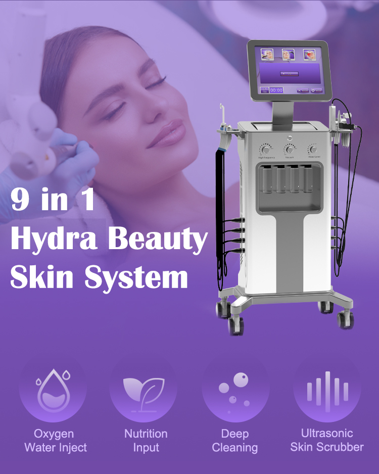 What does a hydro dermabrasion machine do for your face?